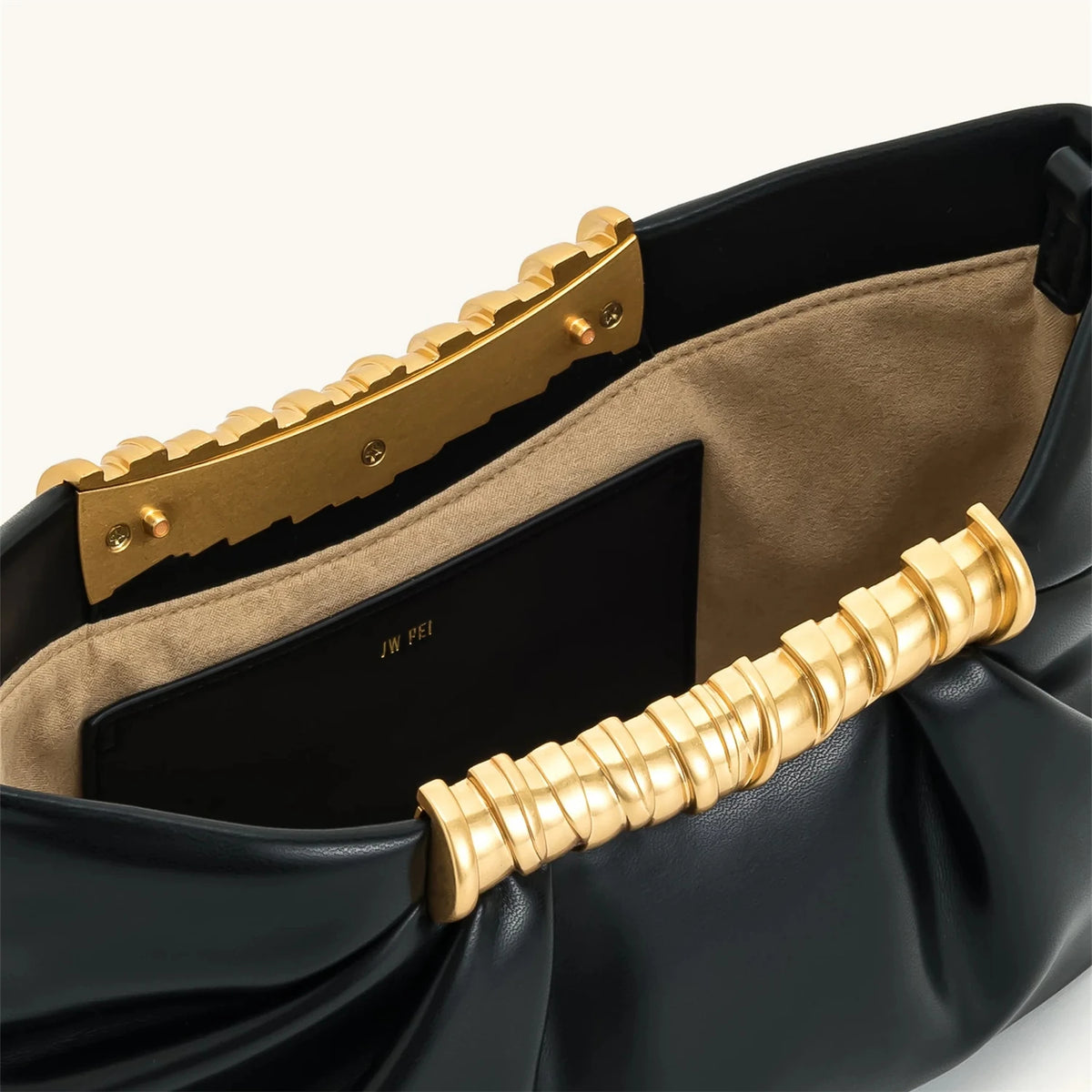 Ruched Clutch Bag