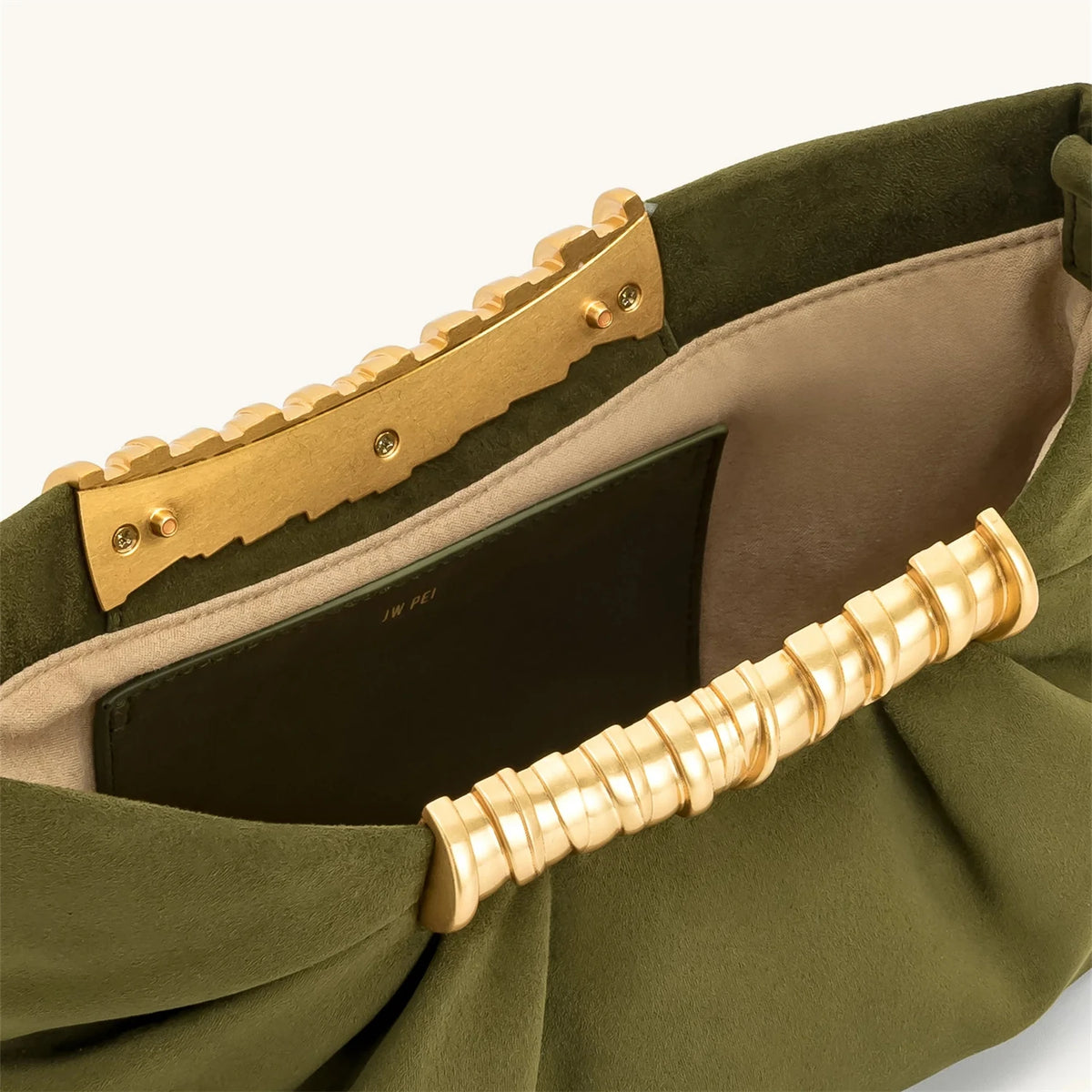 Ruched Clutch Bag