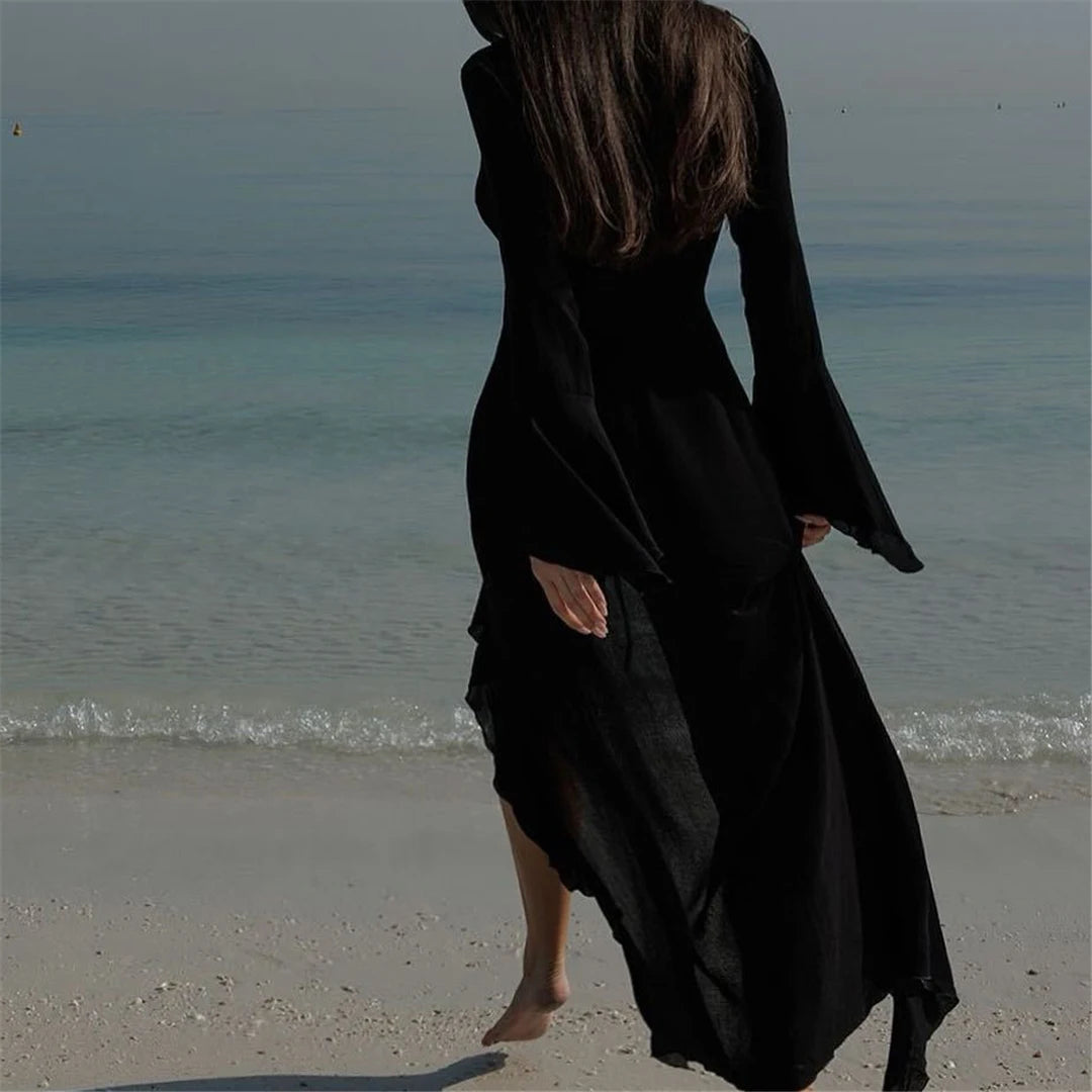 Shop Ruffle Beach Cover Up Dress