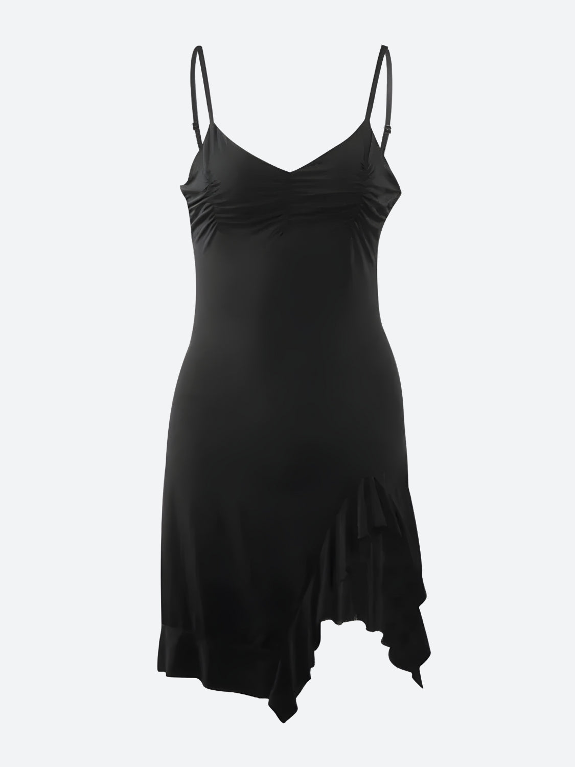 bodycon mini dress with ruffle bottom Elegant Ruffle Bodycon Mini Dress Likemychoice