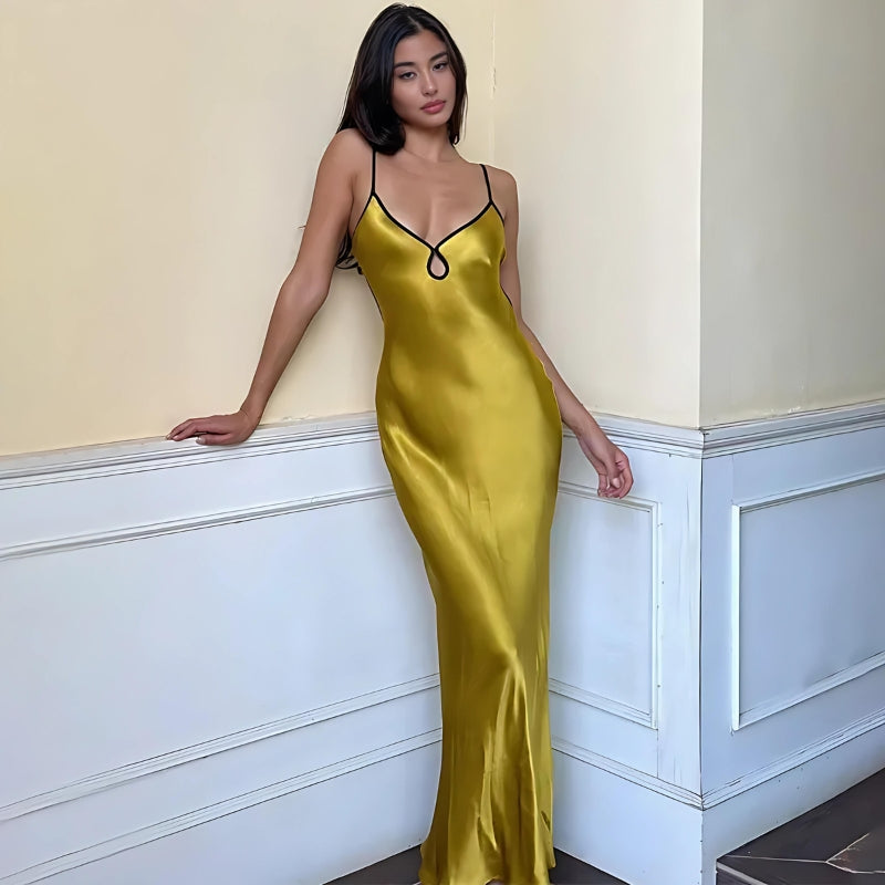 elegant green and gold dress Green Off-Shoulder Tulle Long Formal Dress, Beautiful A-Line Evening D