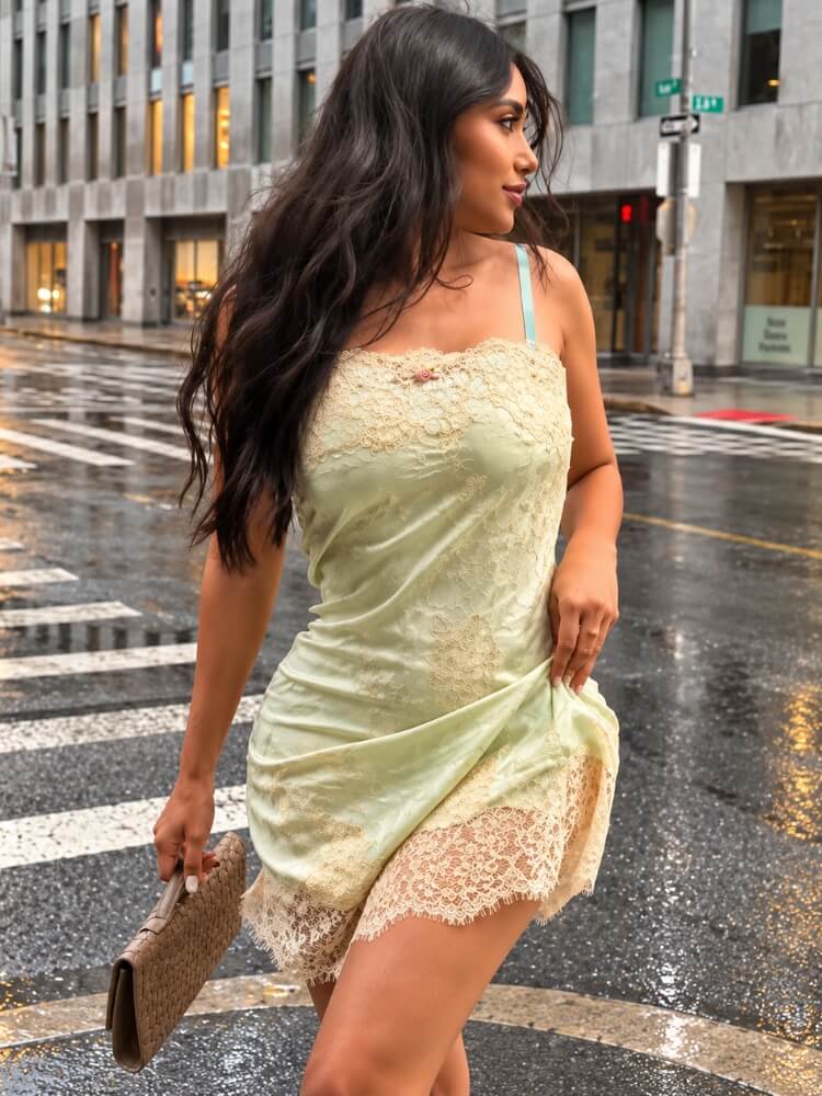 Satin Cami Mini Dress