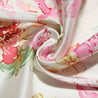 Satin Floral Pencil Maxi Dress