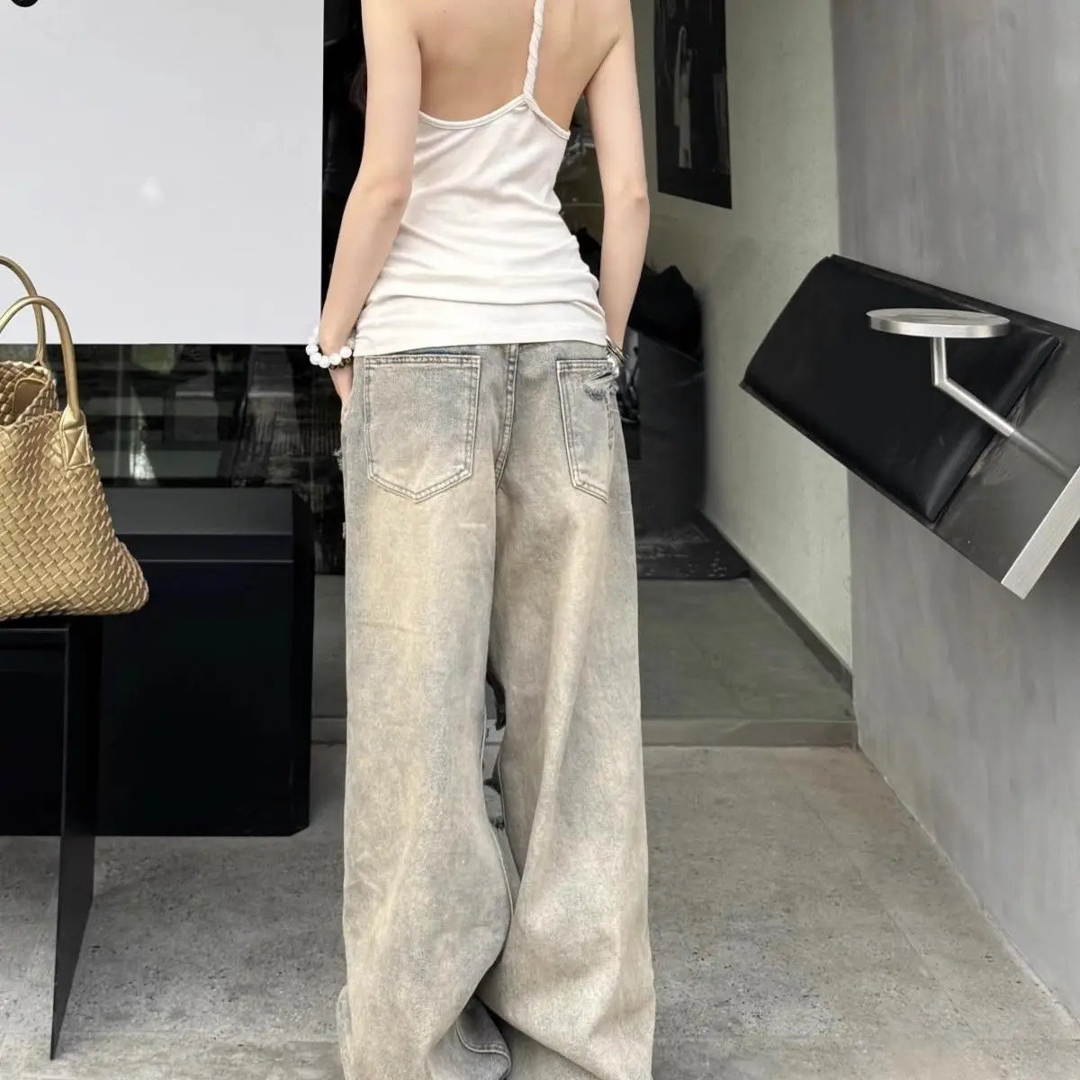 Y2K Ripped Baggy Jeans