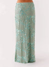 Sequin Embellished Maxi Skirt