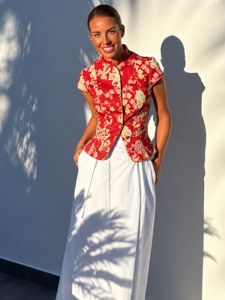 Shanghai Bloom Blouse