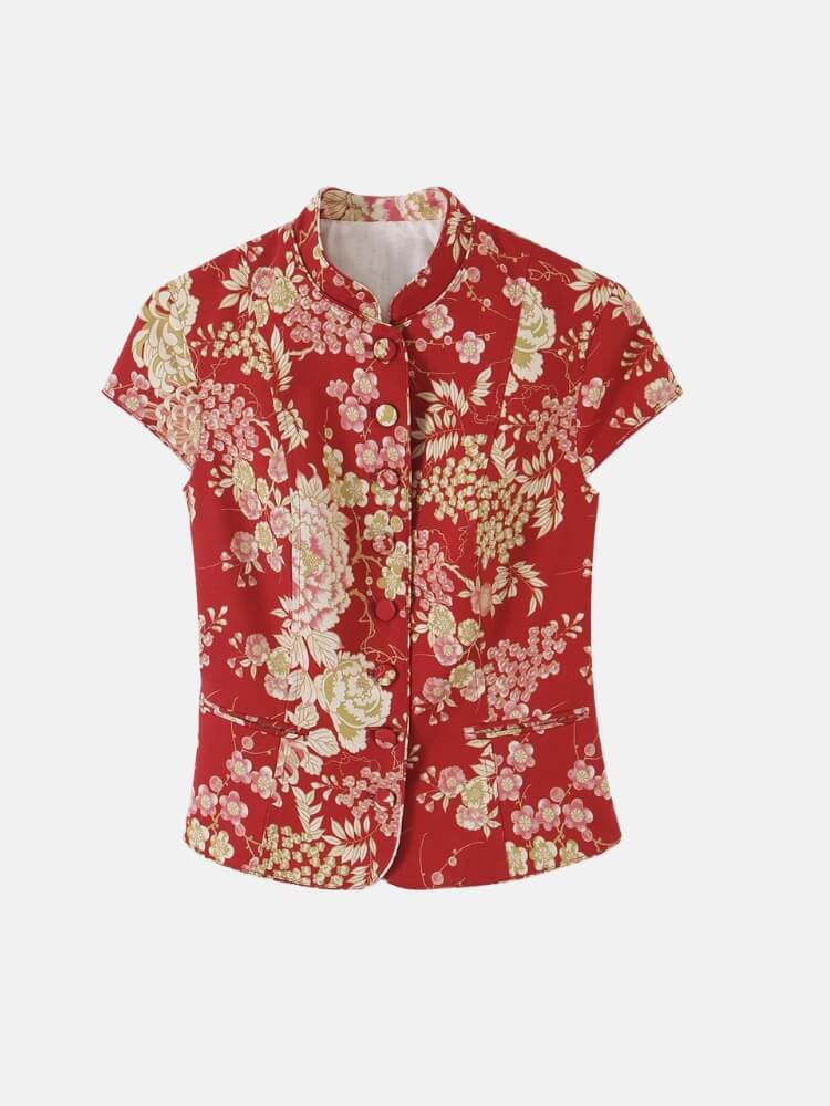 Shanghai Bloom Blouse