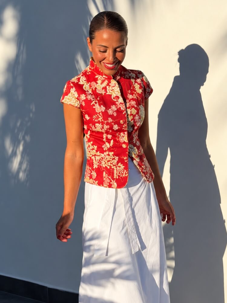 Shanghai Bloom Blouse