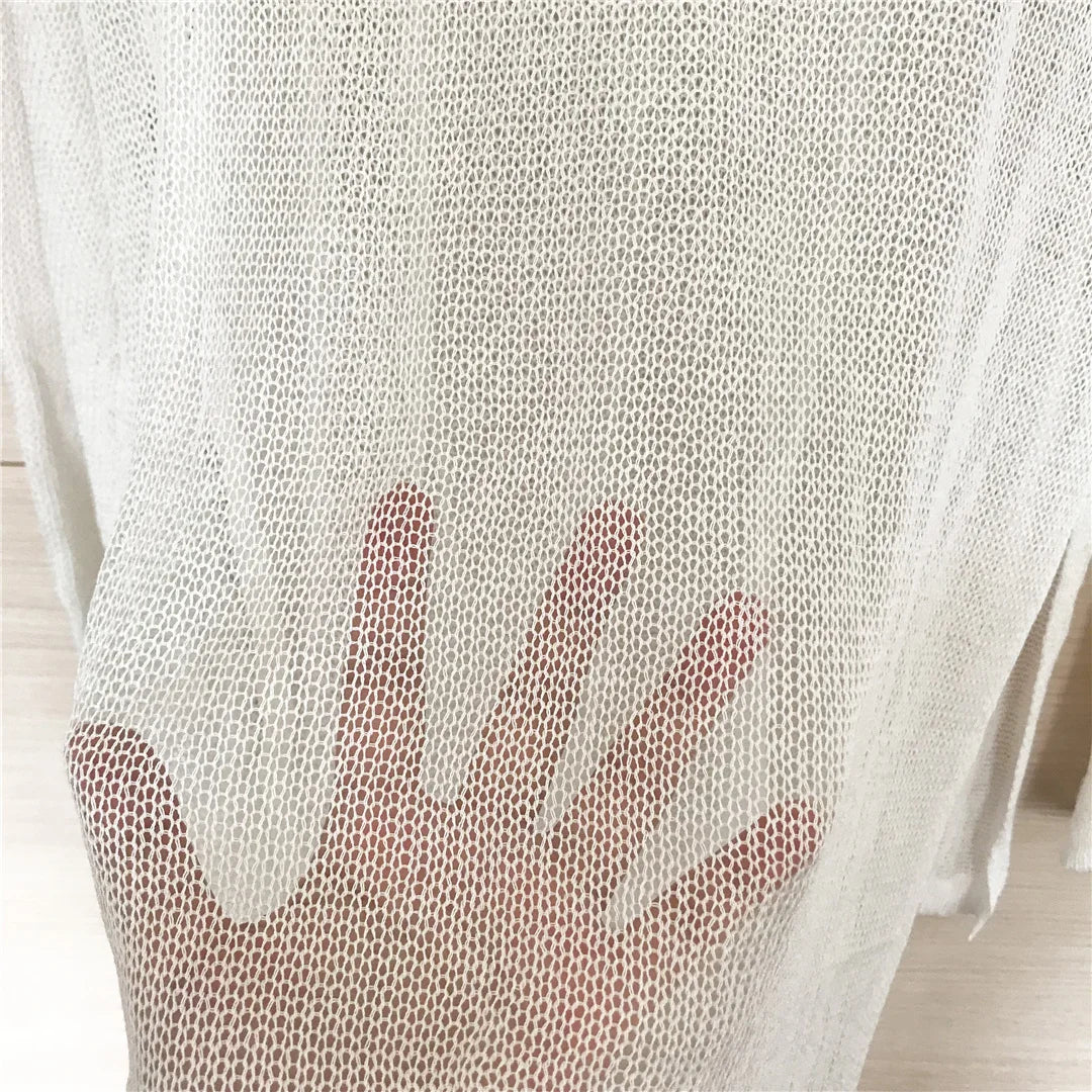 Sheer Knit Beach Cover Up