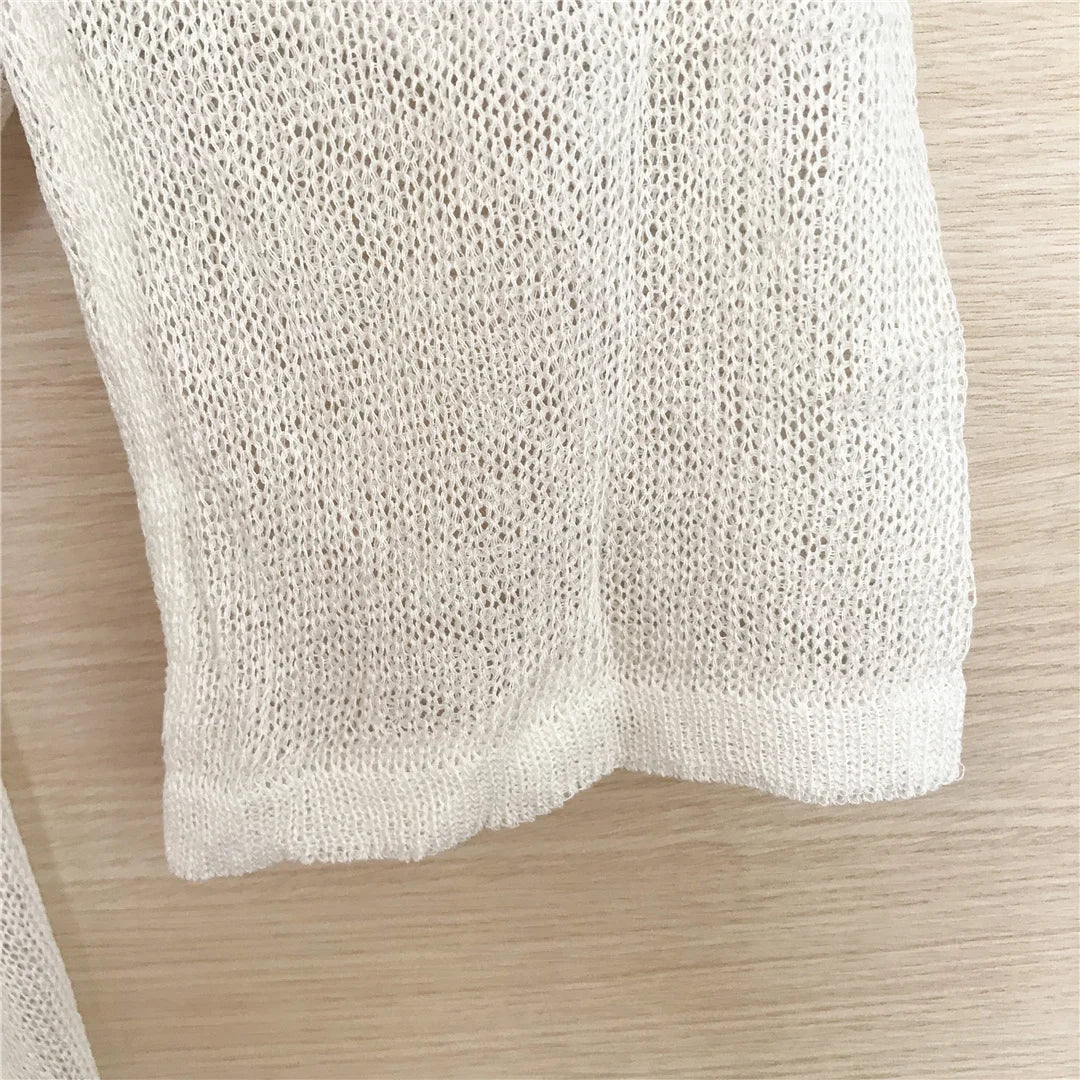 Sheer Knit Beach Cover Up