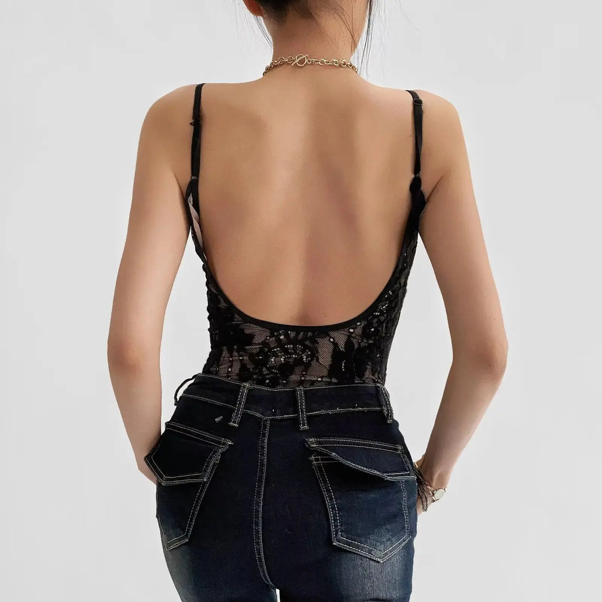 Sheer Lace Bodysuit