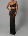 Sheer Lace Two Pieces Set