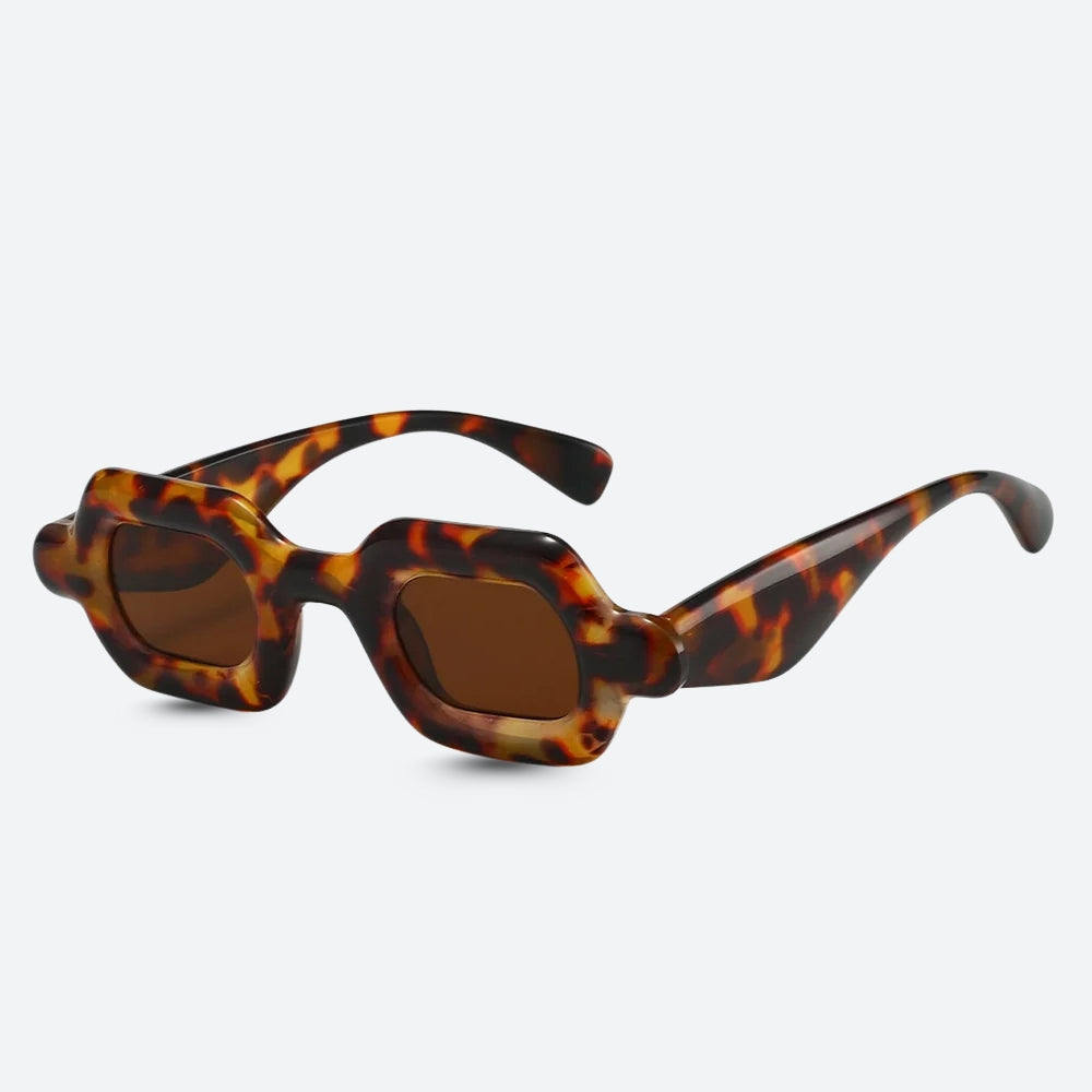 Sheer Rectangle Sunglasses