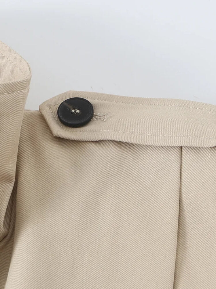 Sleeveless Trench Vest Top