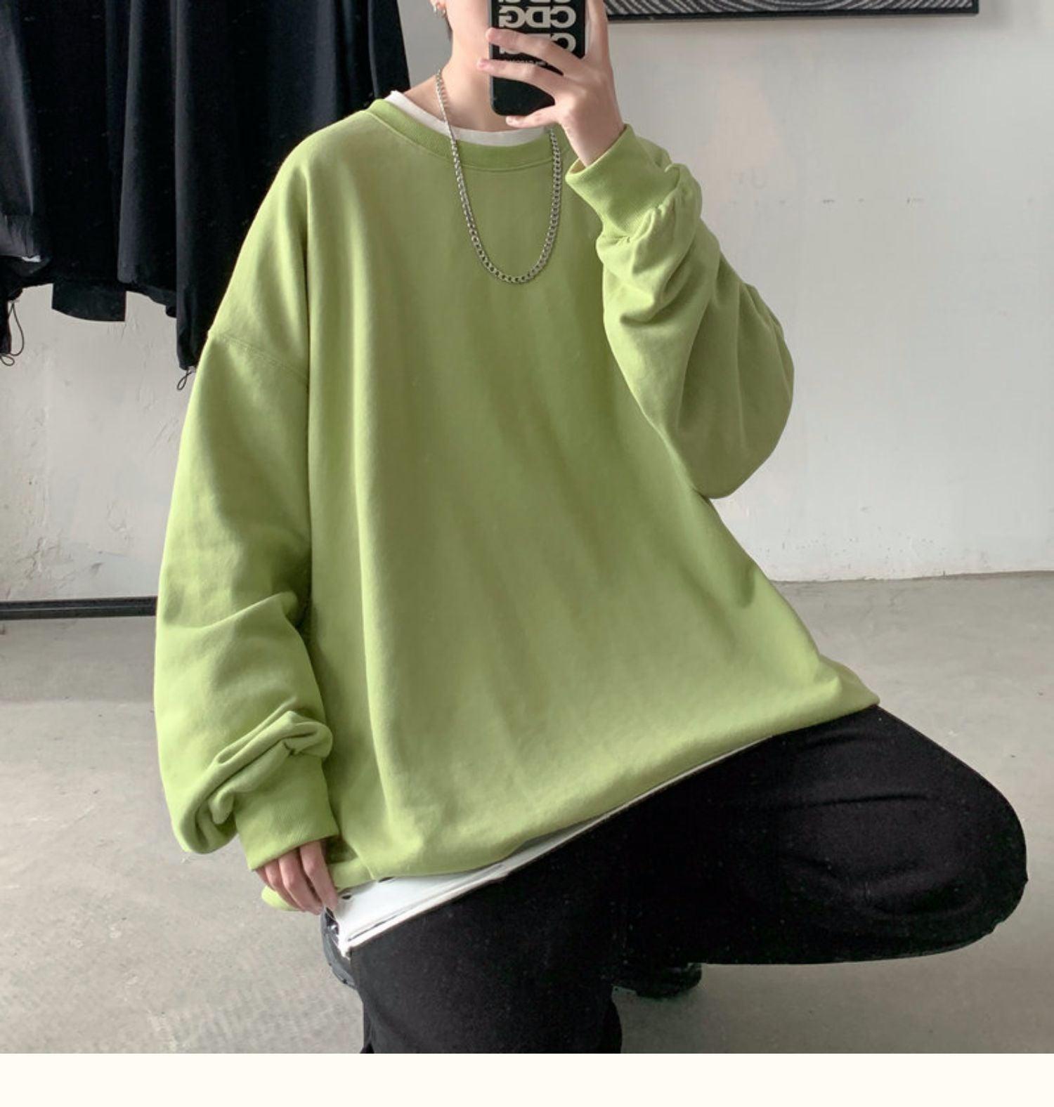 Soft Boy Basic Oversized Sweatshirt