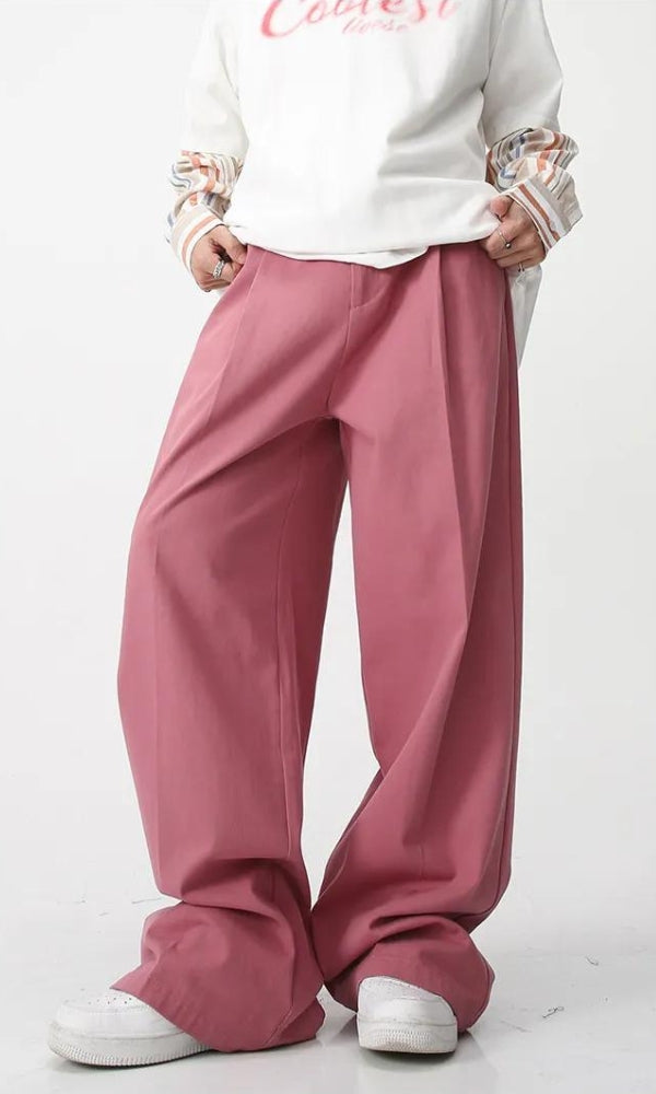 Soft Boy High Waist Baggy Pants