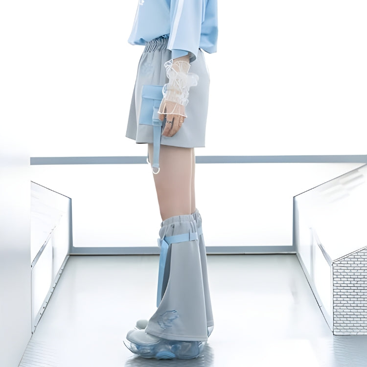 Soft Girl Cloud Wings Leg Warmers