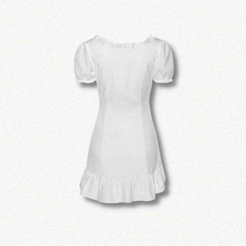 Soft Girl Lace Up Mini Dress - Litlookz Studio Soft Girl Lace Up Mini Dress - Litlookz Studio