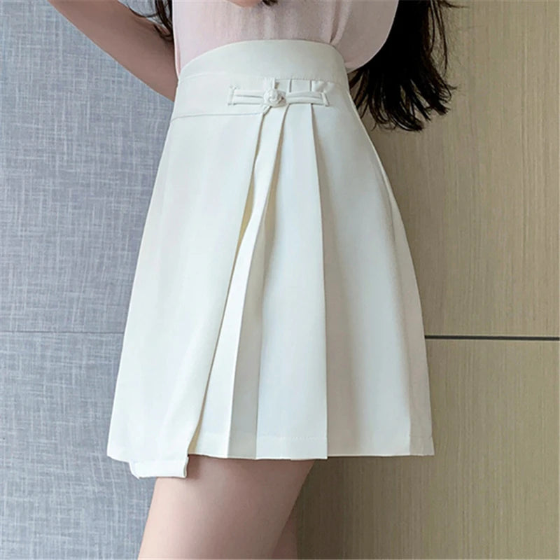 Soft Girl Overlap Mini Skirt