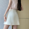 Soft Girl Overlap Mini Skirt