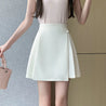 Soft Girl Overlap Mini Skirt