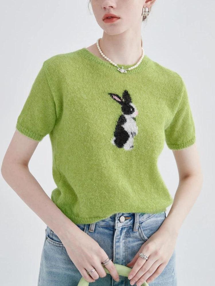 Soft Girl Rabbit Knitted Top - Litlookz Studio