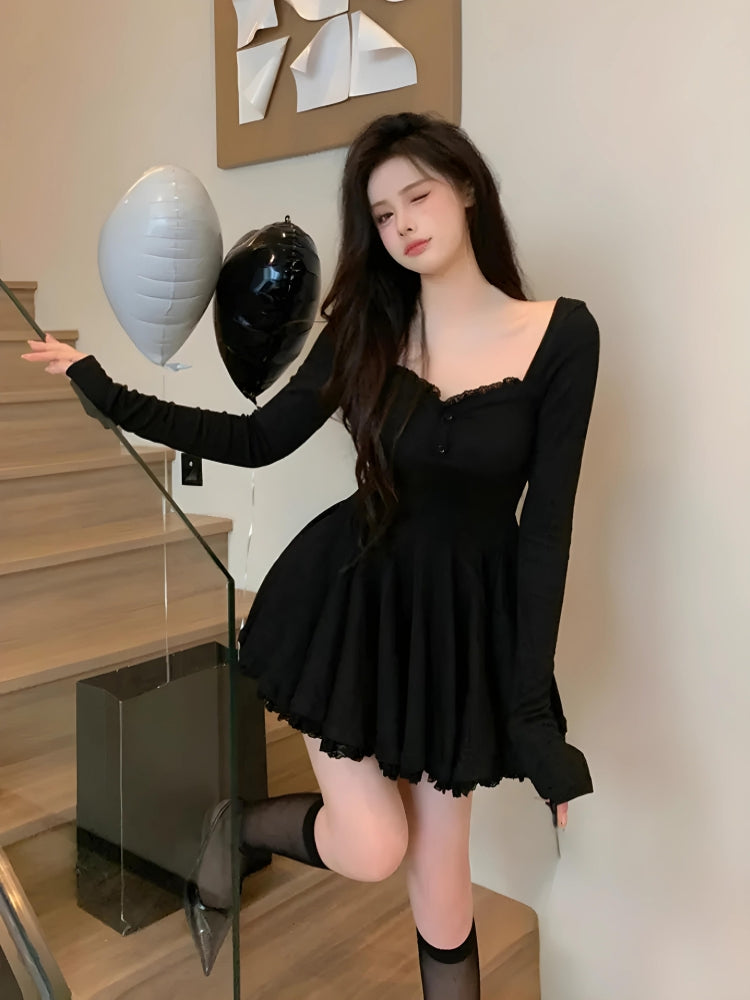 Soft Girl Sweetheart Neckline Mini Dress - Litlookz Studio Soft Girl Sweetheart Neckline Mini Dress - Litlookz Studio