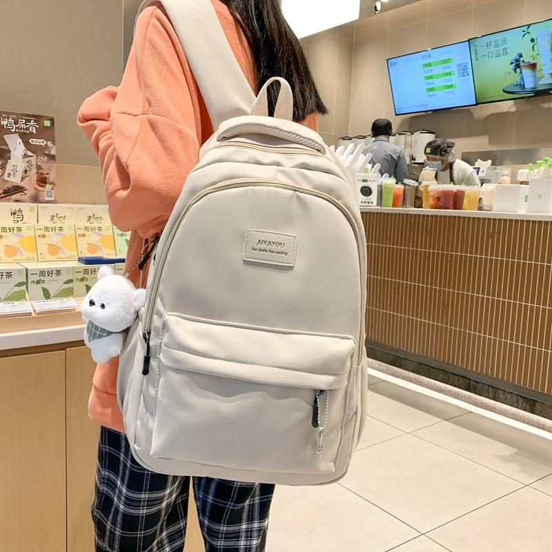 Soft Girl Waterproof School Backpack - Litlookz Studio