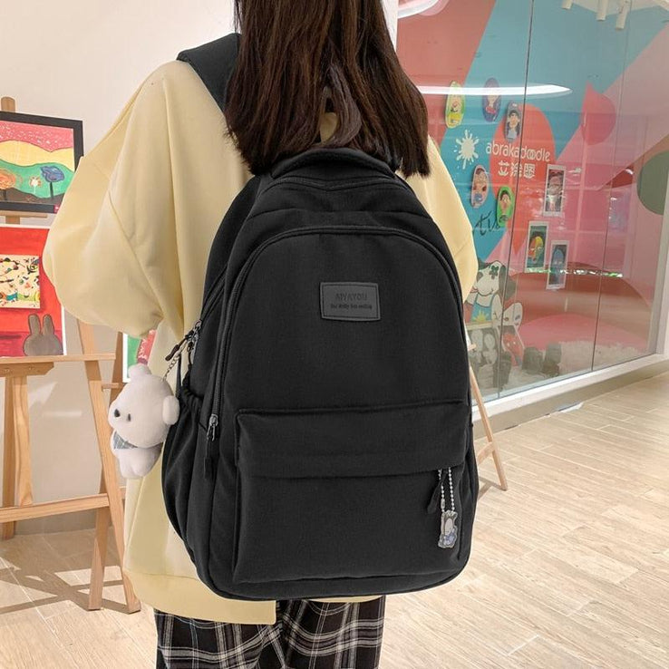 Soft Girl Waterproof School Backpack - Litlookz Studio