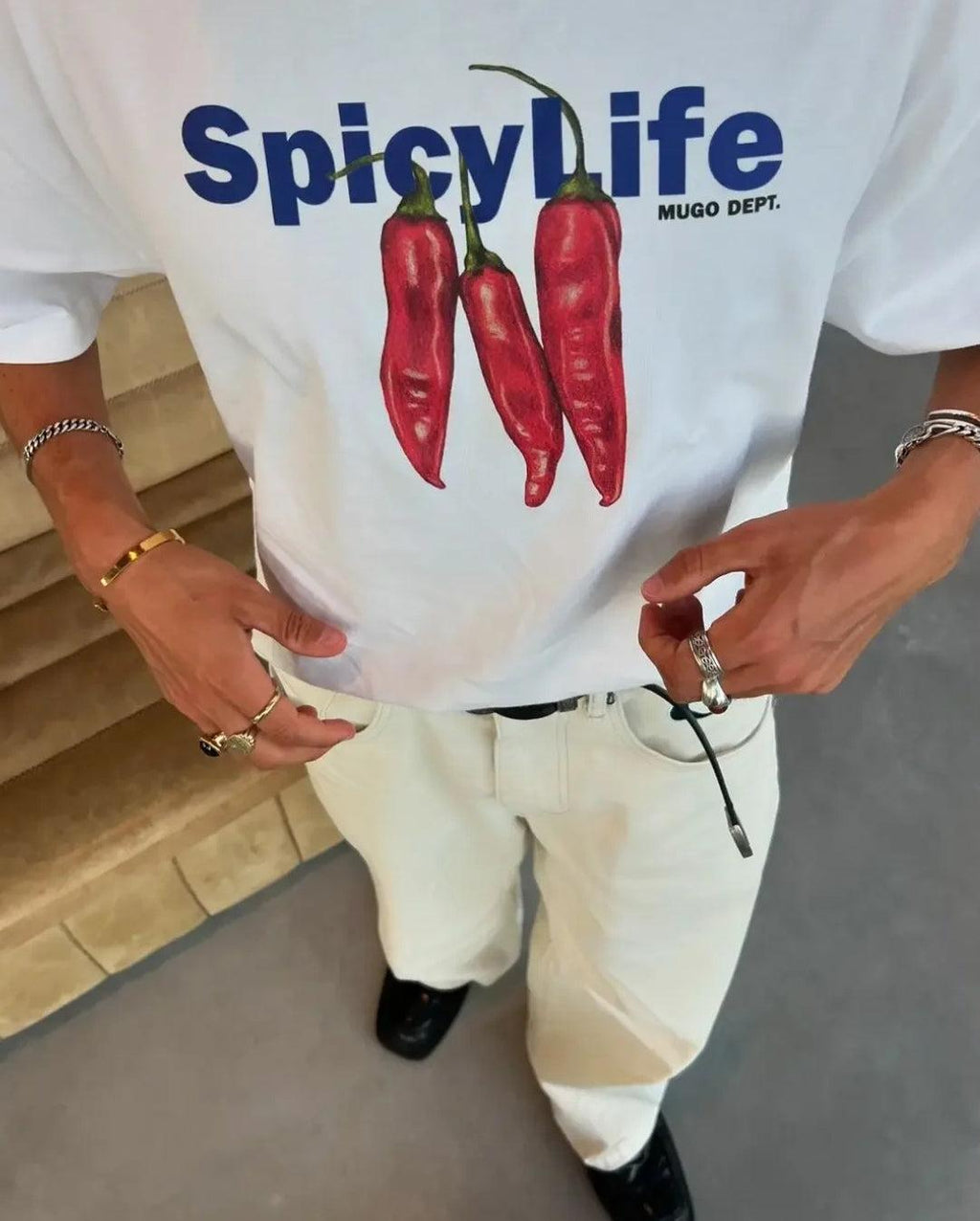 SPICY LIFE WHITE T-SHIRT