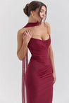 Strapless Corset Top & Maxi Skirt Two Piece Set