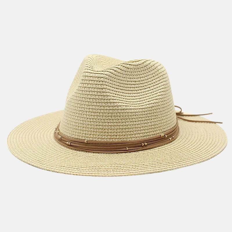 Straw Fedora Hat