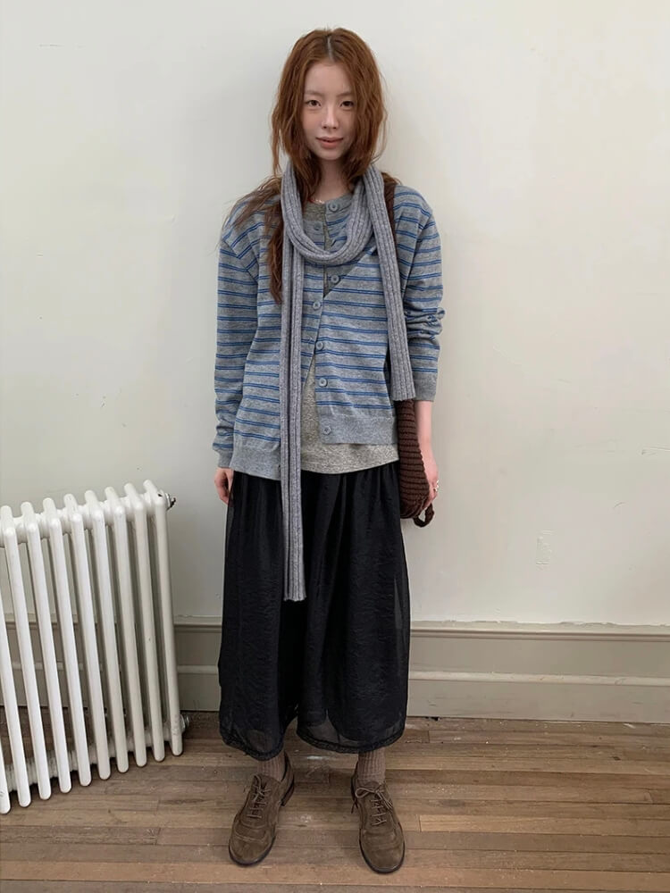 Striped Cardigan