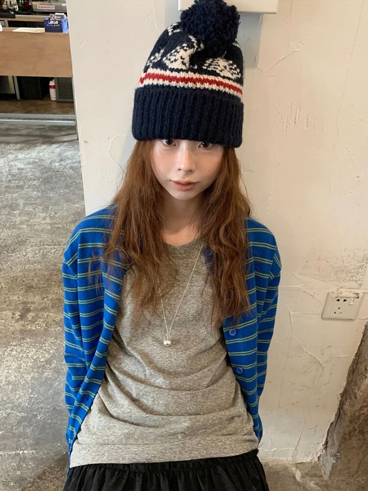 Striped Cardigan