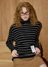 Striped Turtleneck Top