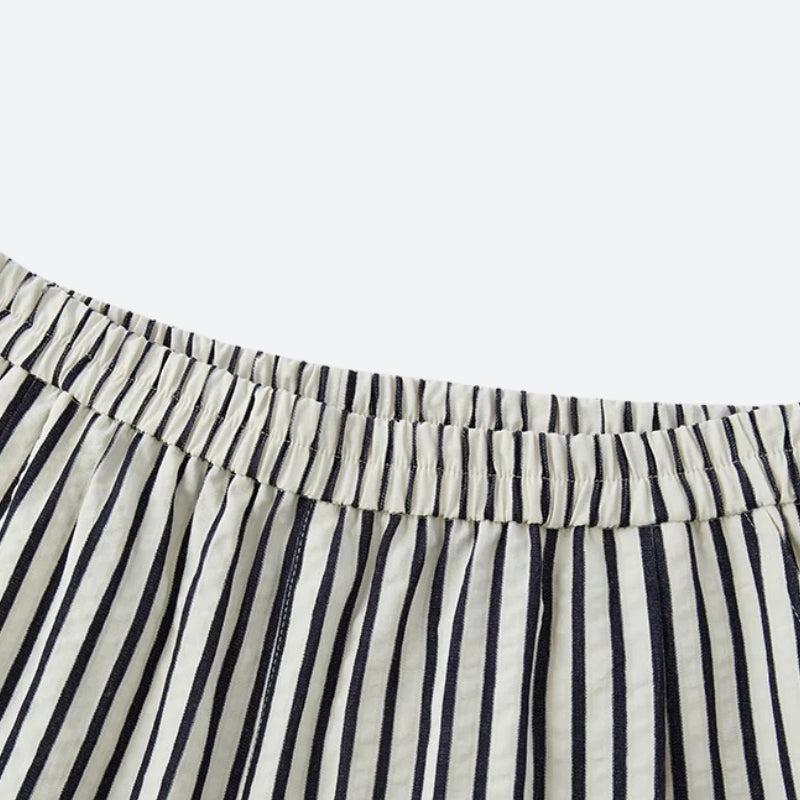 Striped Wide Leg Pants