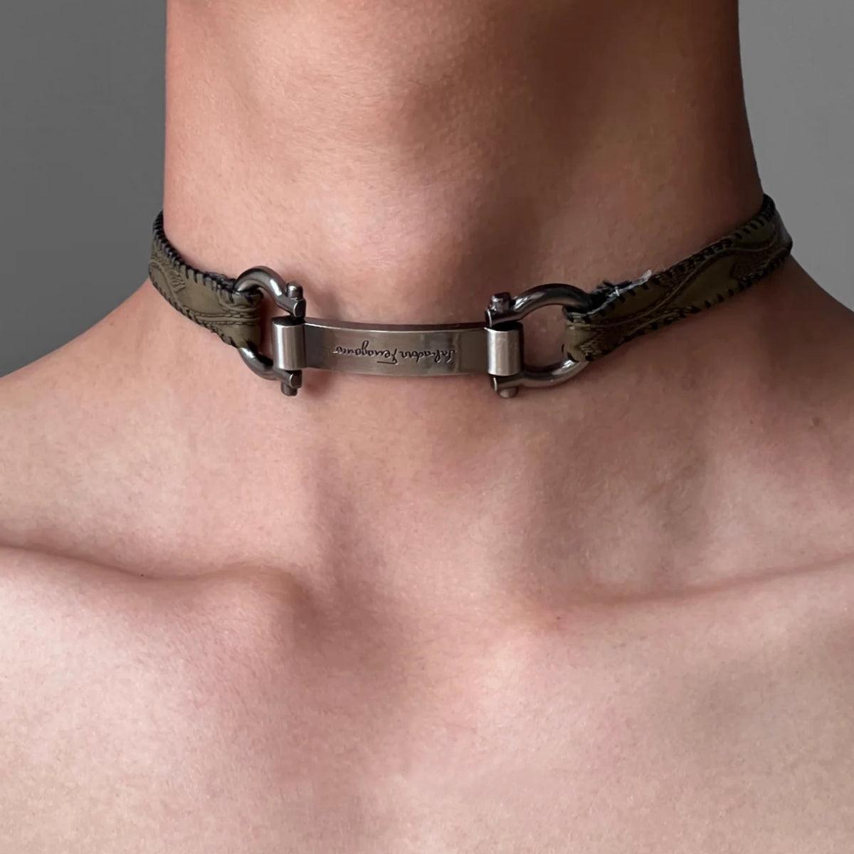 Tag Choker Necklace - Litlookz Studio