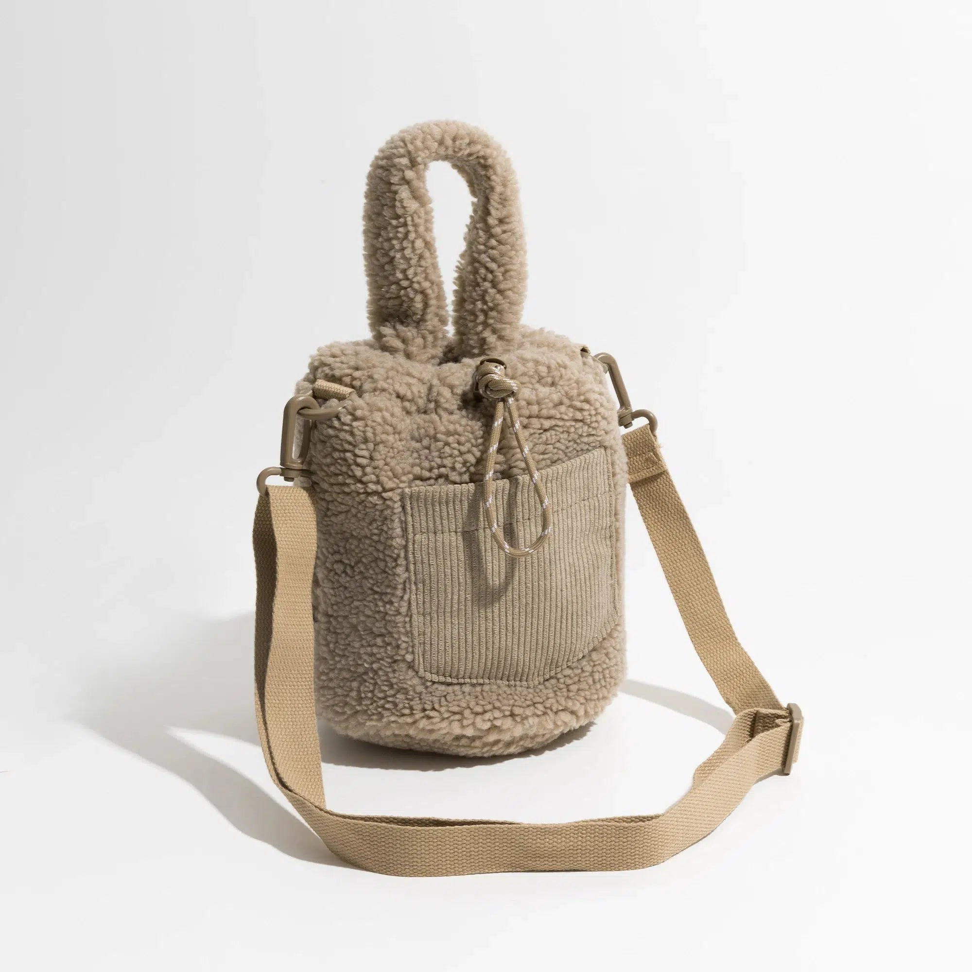 Teddy Pocket Bucket Bag