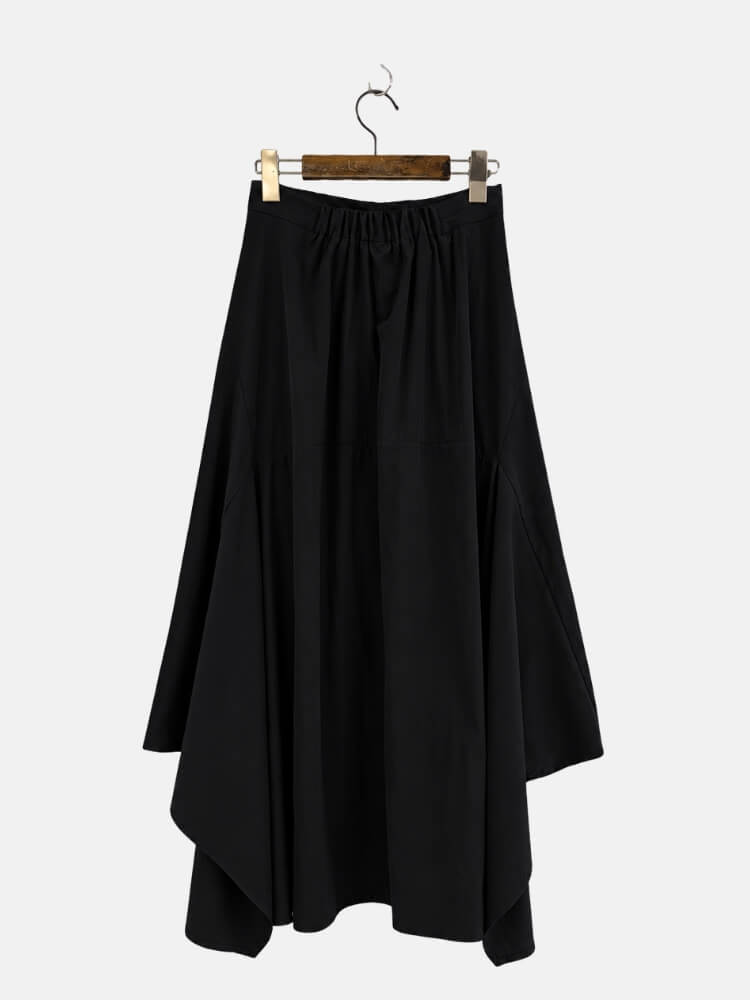 Tie Waist Midi Skirt