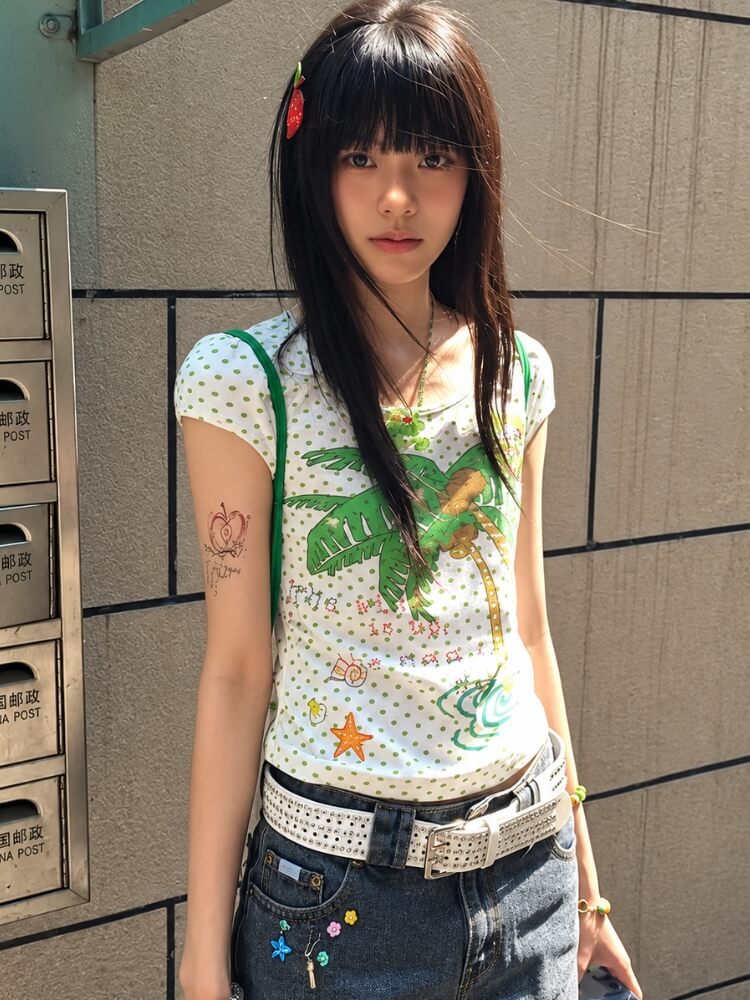 Tropical Baby Tee