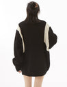 Turtleneck Zip-Up Cardigan