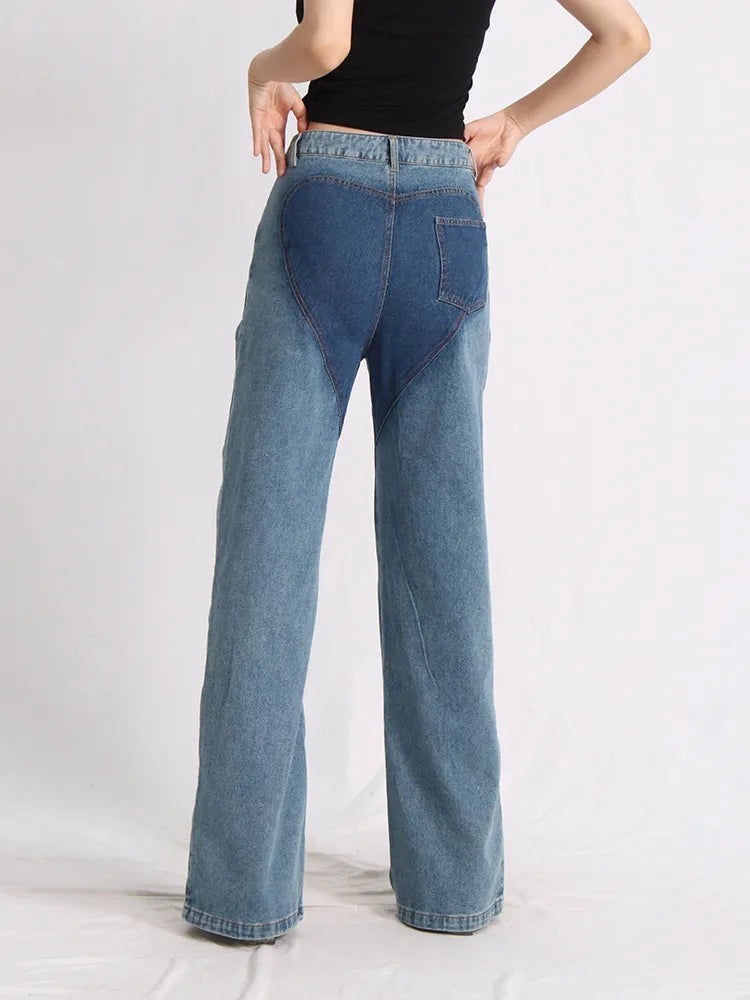 Two Different Denim Cut Out Jeans – Litlookz Studio