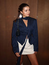 V-Neck Blazer Jacket