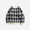 Vintage Argyle Knitted Sweater