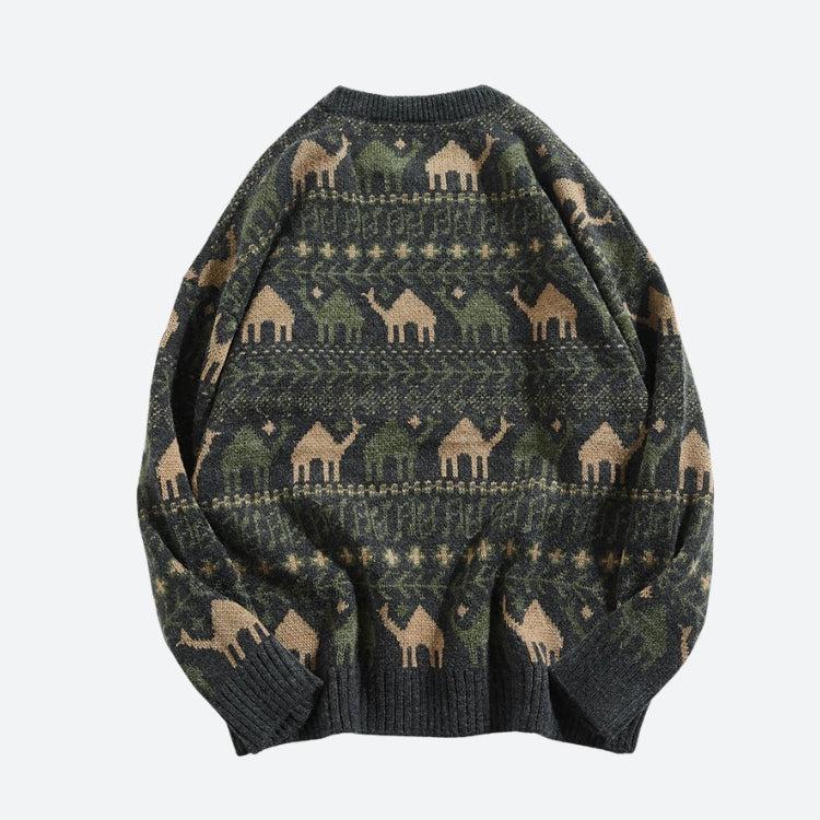 Vintage Camel Knitted Sweater