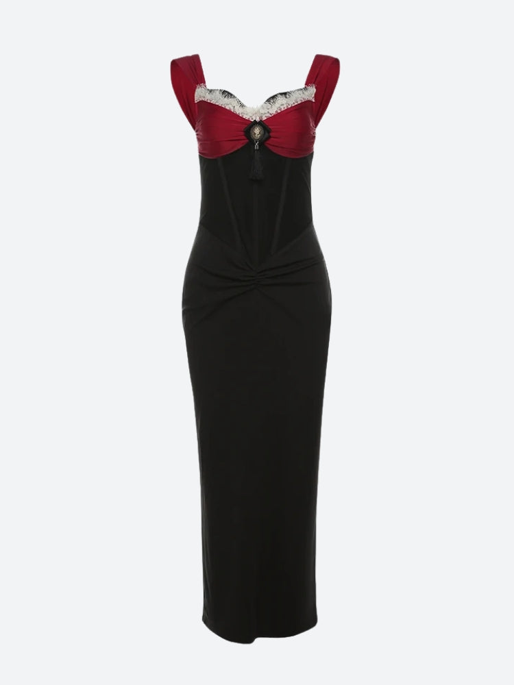 Vintage Corset Bodycon Maxi Dress - Litlookz Studio Vintage Corset Bodycon Maxi Dress - Litlookz Studio