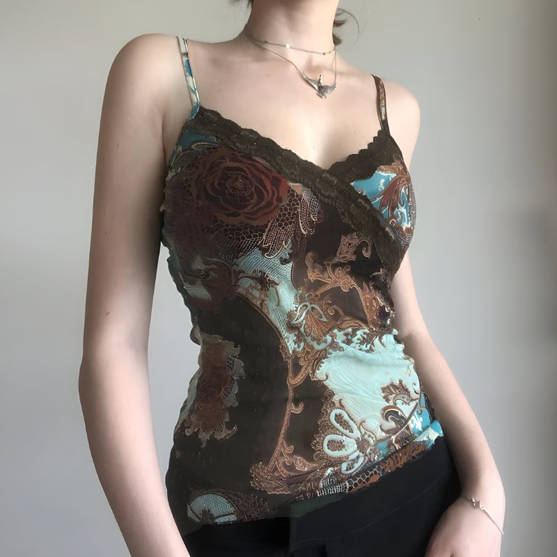 Vintage Mesh Top