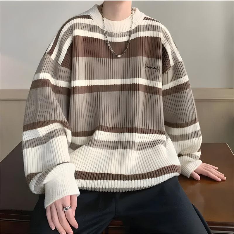 Vintage Striped Knitted Sweater Litlookz Studio