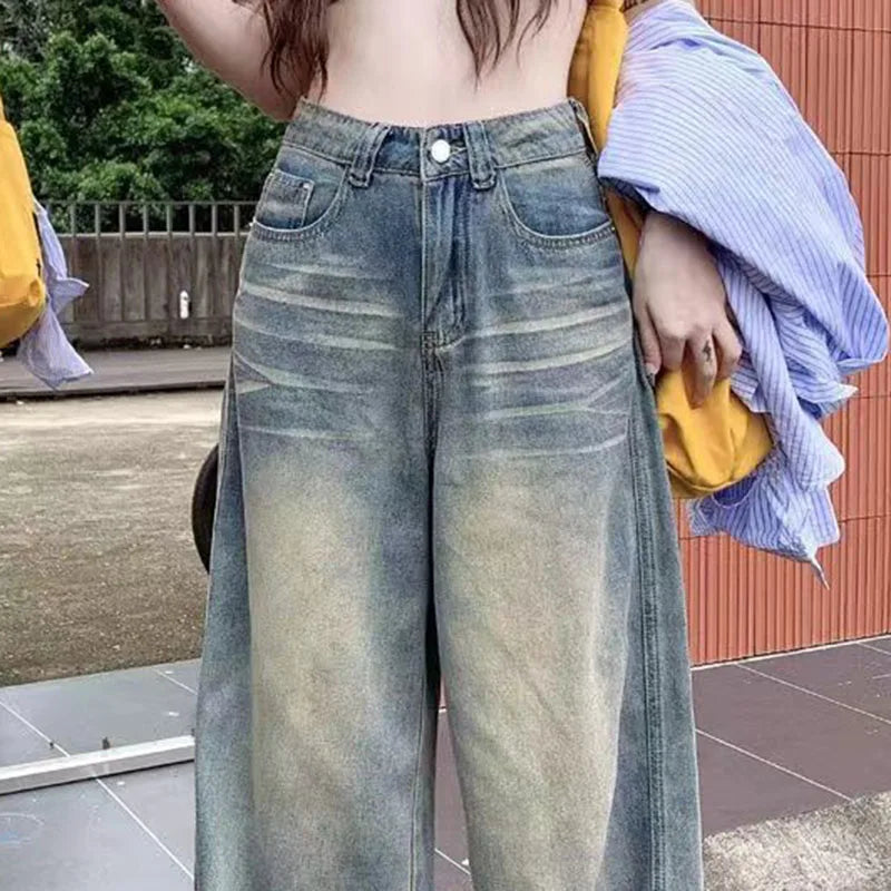 Washed Baggy Jeans