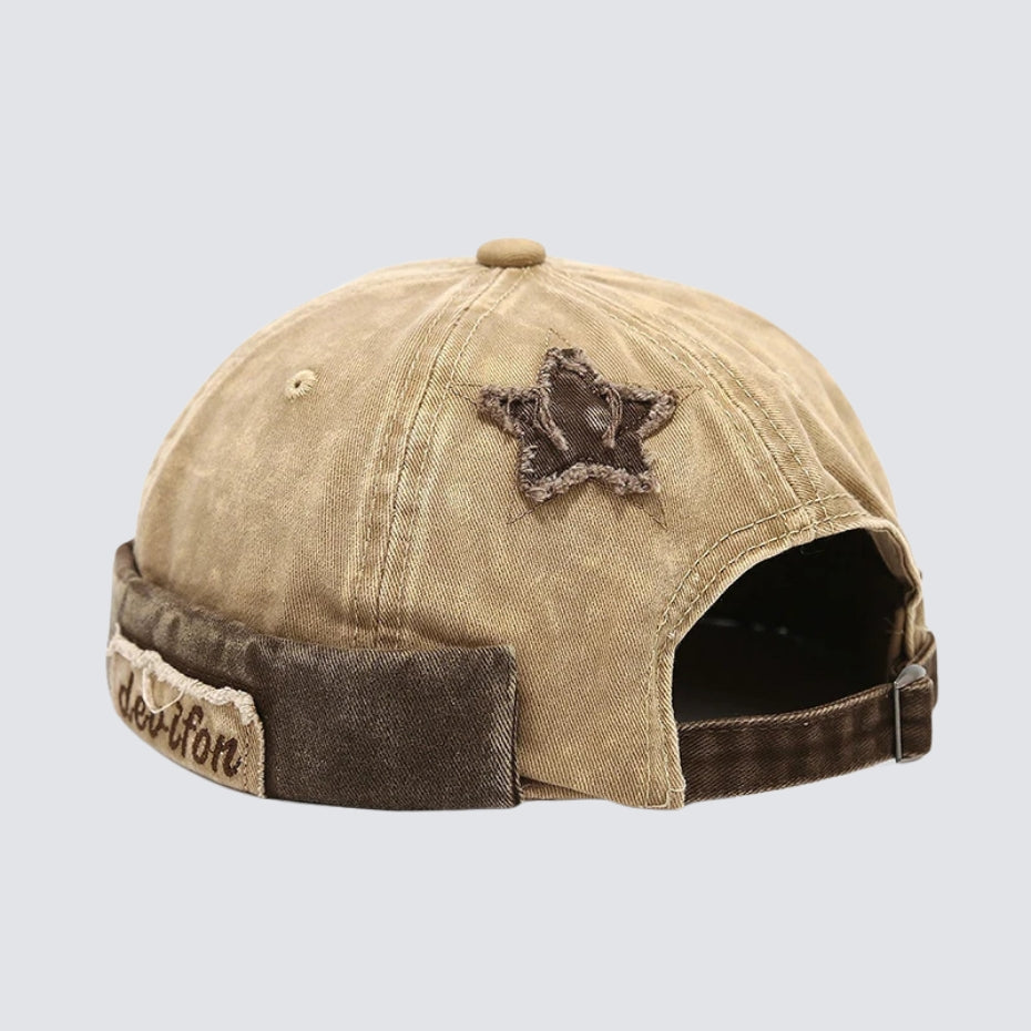Washed Star Cap